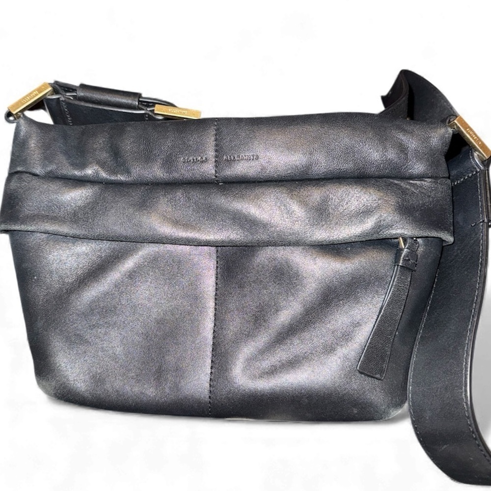 AllSaints Collette Leather Crossbody Bag in Black Preloved/excellent condition